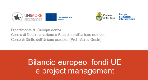 Bilancio europeo fondi UE e project management